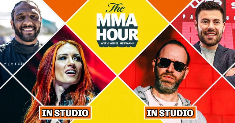 The MMA Hour with Becky Lynch and Saul Milton in studio, AJ McKee, and Ben Shalom at 1 p.m. ET